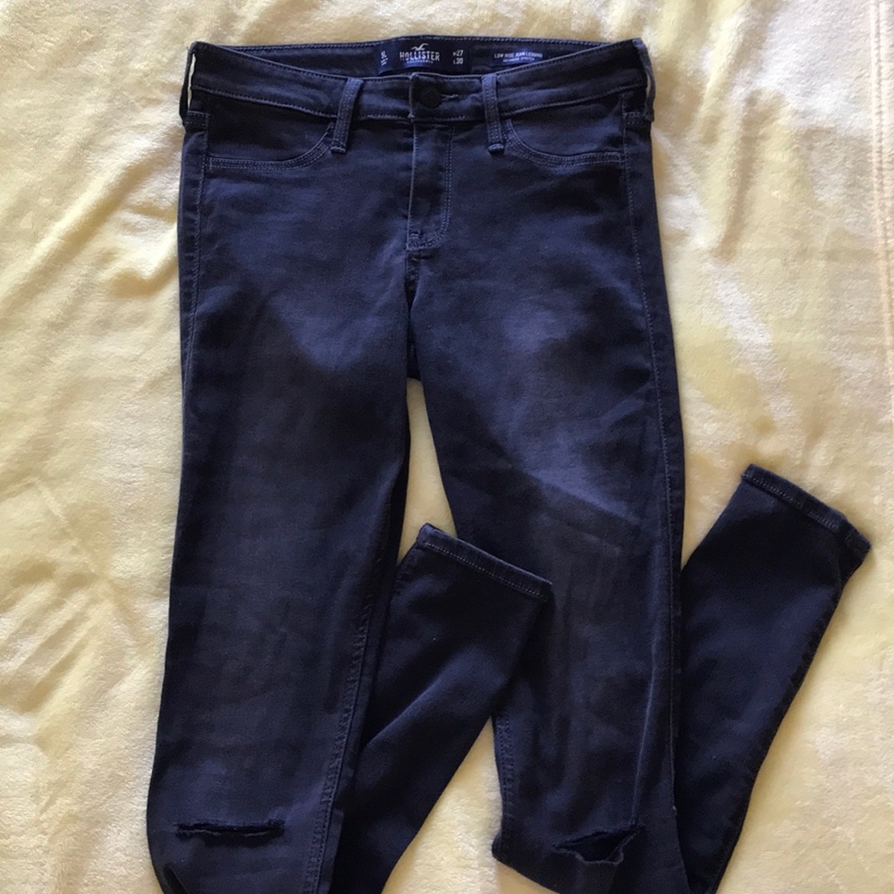 Hollister - stretch low rise jeans leggings